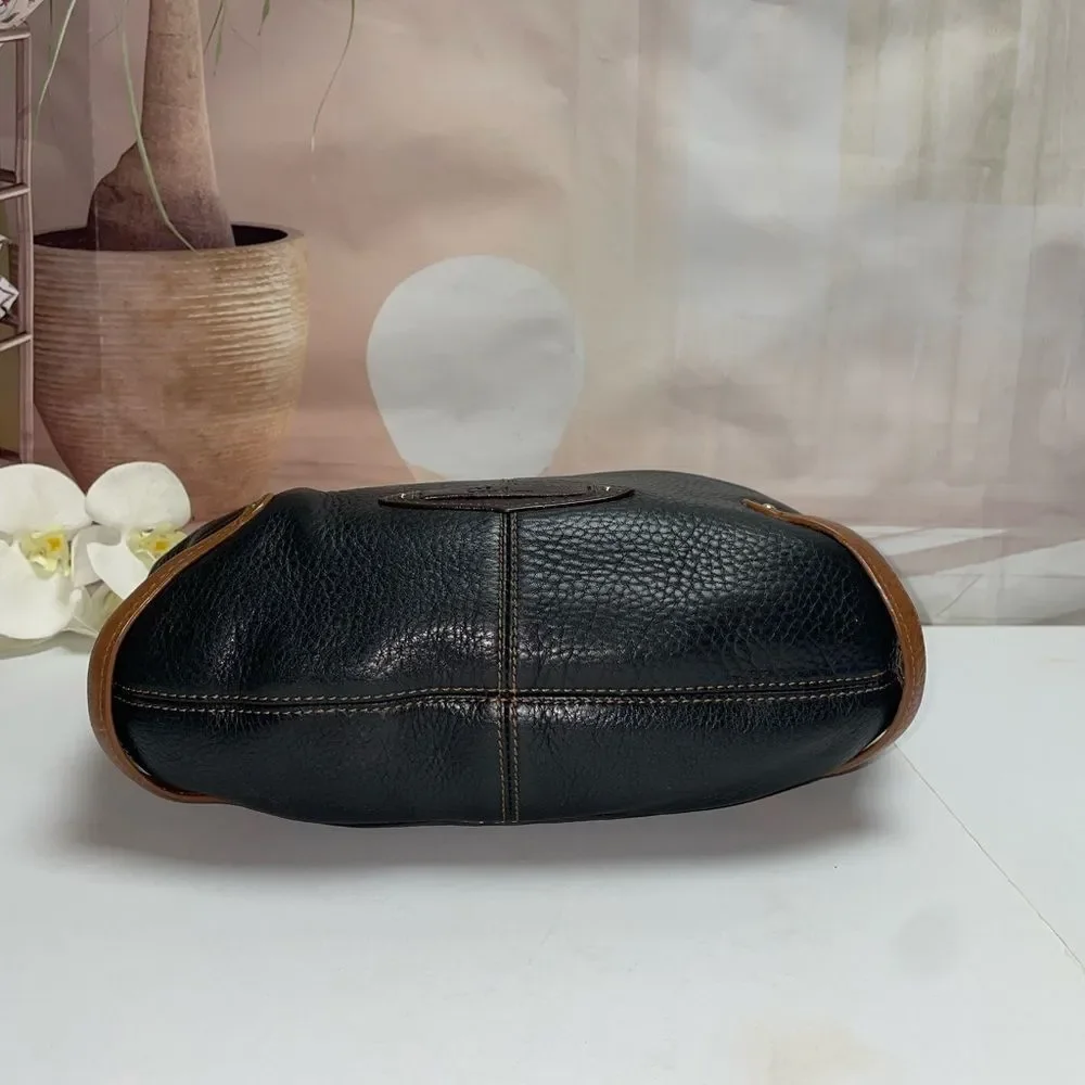 Cole Haan Black and Brown Hobo Bag